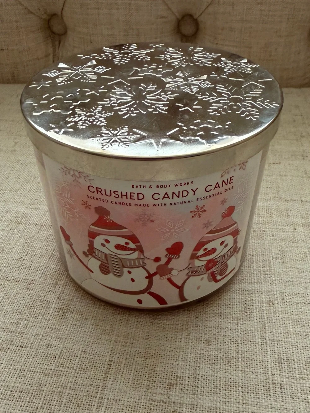 Bath & Body Works Crushed Candy Cane Scented Candle